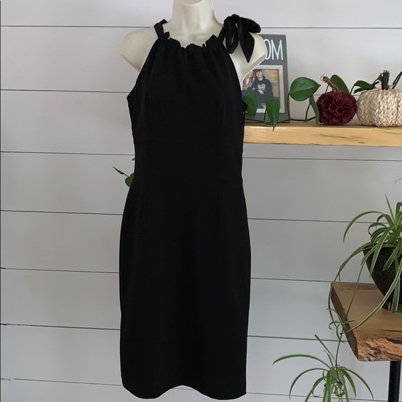 Ann Taylor Dresses & Skirts - Ann Taylor High Tie Neck Midi Dress sz 4